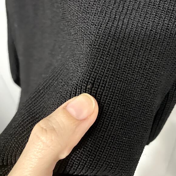 Zara Black Limited Edition Ribbed Sleeveless V-neck Bustier-like Bodysuit S - Picture 6 of 8